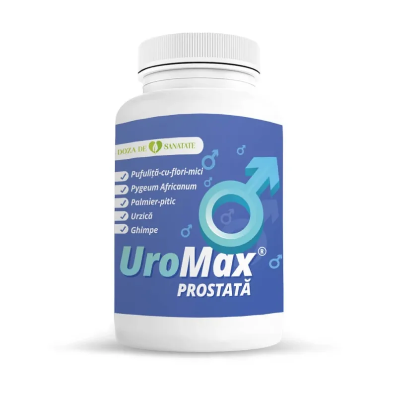 Uromax Prostată, 30 comprimate, Doza de Sănătate  — preț și oferte