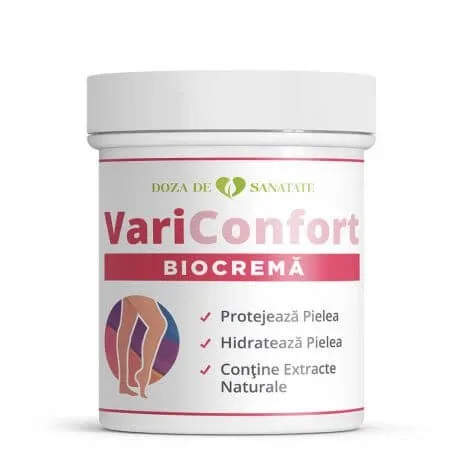 Crema  pentru picioare Variconfort Biocrema, 250 g, Doza de Sanatate — preț și oferte