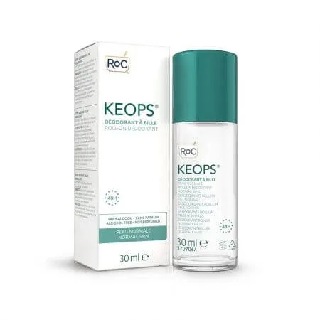 Deodorant roll-on pentru piele normala Keops, 30 ml, Roc — preț și oferte