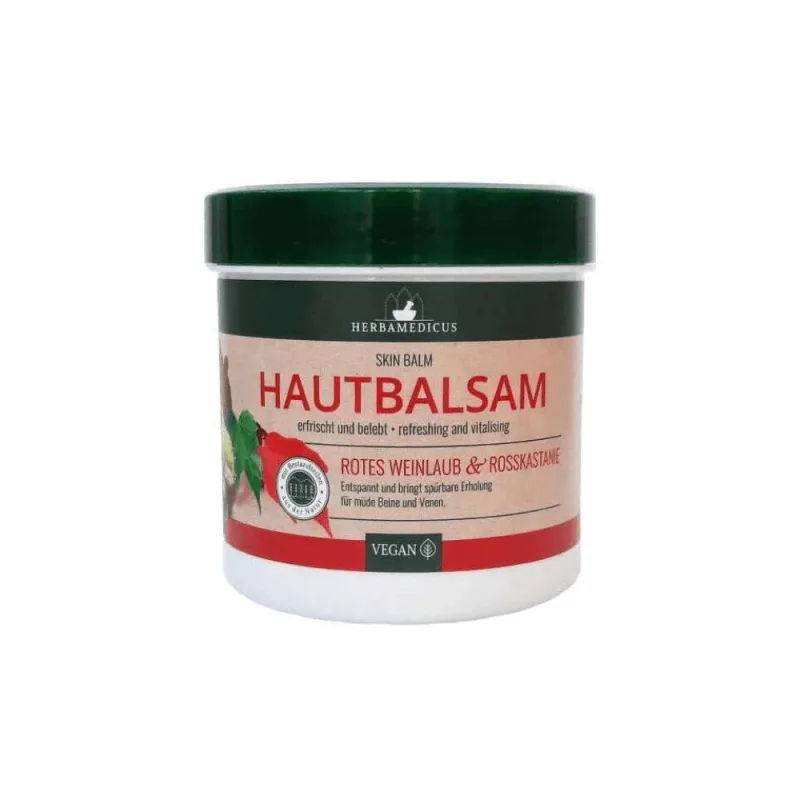 Balsam gel cu frunze de vita de vie si castane, 250 ml, Herbamedicus — preț și oferte