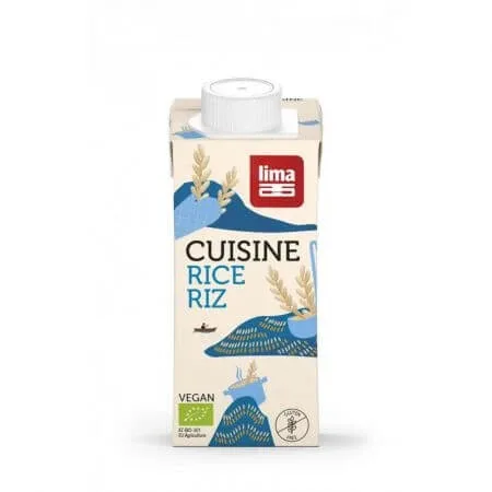 Crema Bio de orez, 200 ml, Lima — preț și oferte