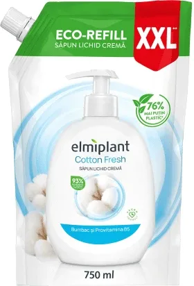Elmiplant Rezervă săpun lichid Cotton Fresh, 750 ml — preț și oferte