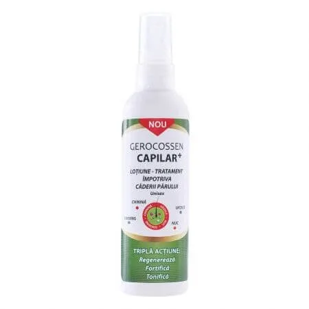 Lotiune tratament impotriva caderii parului Capilar+, 125 ml, Gerocossen — preț și oferte