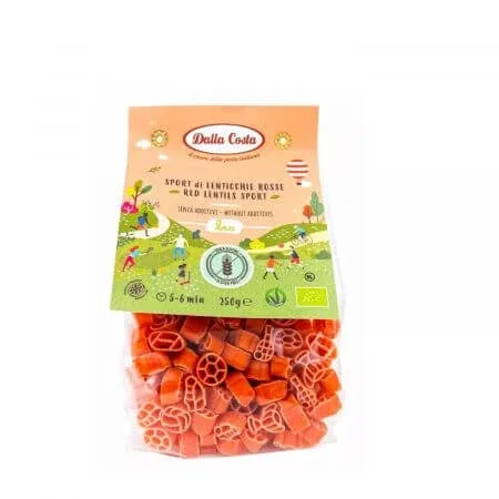 Paste Bio din linte rosie Sport, 250 g, Dalla Costa — preț și oferte