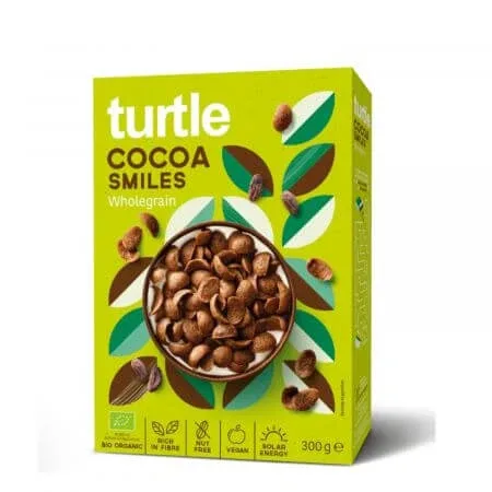 Cereale Bio Scoici cu Cacao, 300 g, Turtle — preț și oferte