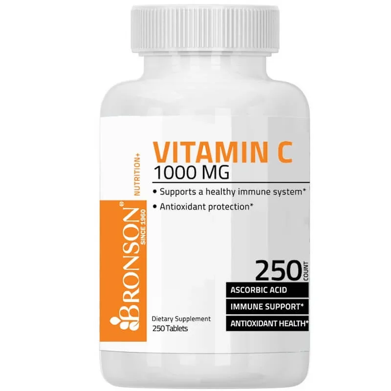Vitamina C 1000 mg, 250 capsule, Bronson BRONSON LABORATORIES — preț și oferte