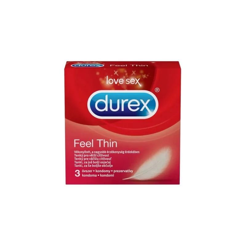 Durex Feel thin x 3 buc — preț și oferte