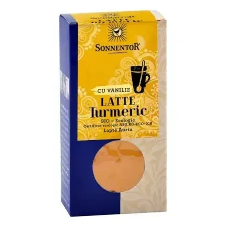 Latte turmeric cu vanilie Bio, 60 g, Sonnentor — preț și oferte