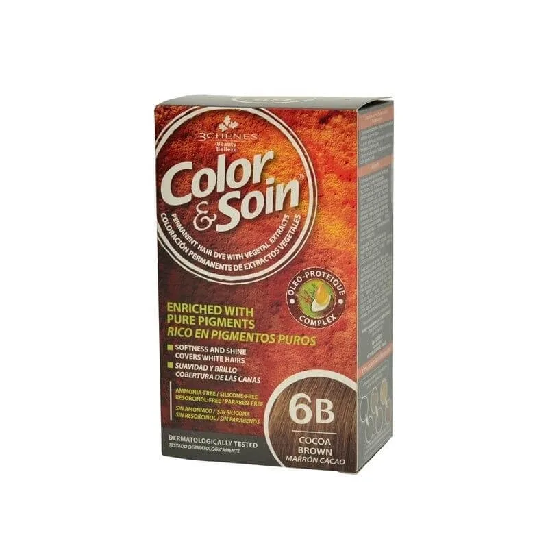 CO&SO Vopsea de par marron cacao 6B RO LAB. LES 3CHENES — preț și oferte