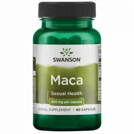 Extract de radacina Maca, 500 mg, 60 capsule, Swanson — preț și oferte