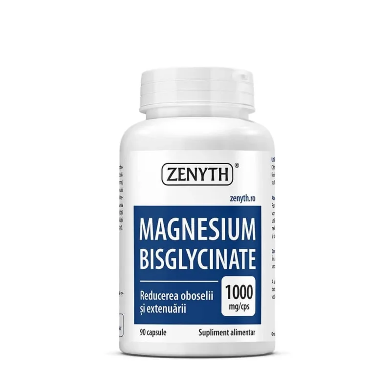 Magnesium Bisglycinate, 90 capsule, Zenyth — preț și oferte