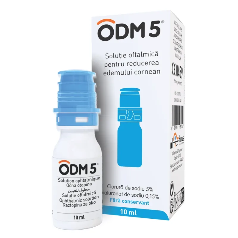 Solutie oftalmica pentru reducerea edemului corneean ODM 5, 10 ml, Horus Pharma — preț și oferte