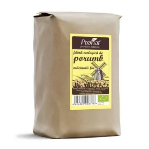 Faina Bio de porumb macinata fin, 1 kg, Pronat