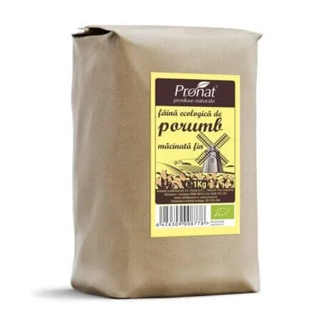 Faina Bio de porumb macinata fin, 1 kg, Pronat — preț și oferte
