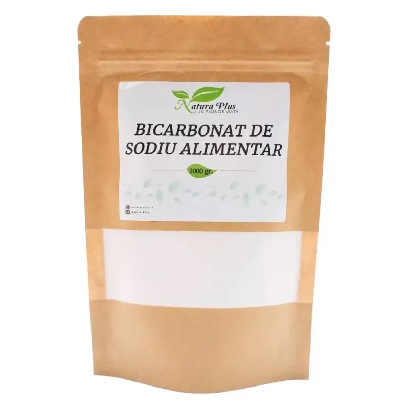 Bicarbonat de sodiu alimentar, 1000 g, Natura Plus — preț și oferte
