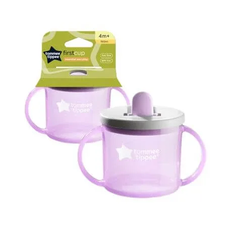 Cana Basics First Cup, +4 luni, 190ml, Mov, Tommee Tippee — preț și oferte
