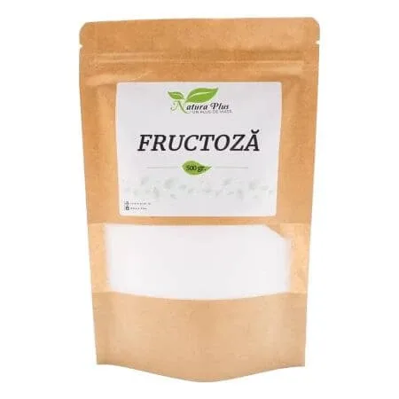Fructoza, 500 g, Natura Plus — preț și oferte