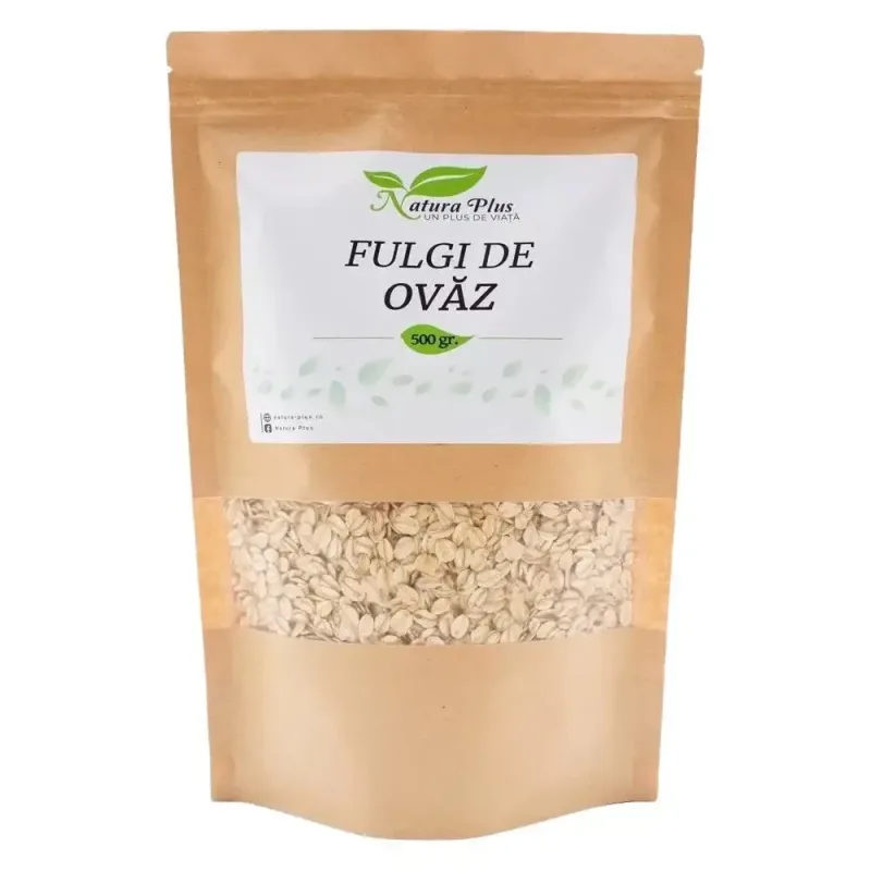 Fulgi de Ovaz, 500 g, Natura Plus — preț și oferte