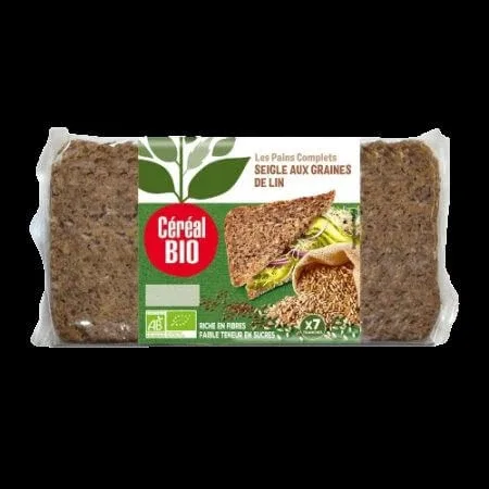 Paine integrala Bio cu secara, ovaz si in, 500 g, Cereal Cereal Bio — preț și oferte