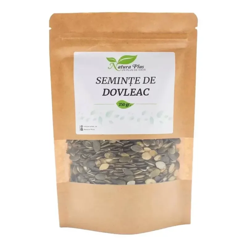 Seminte de Dovleac, 250 g, Natura Plus — preț și oferte