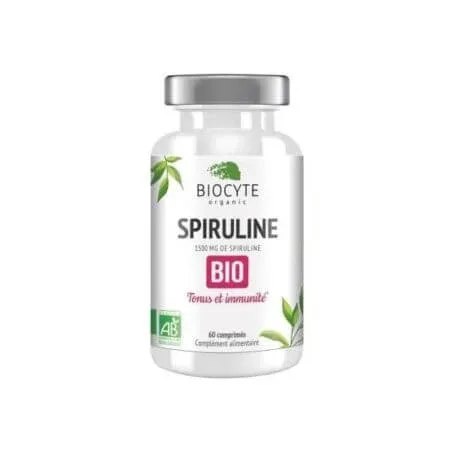 Spirulina Bio, 60 comprimate, Biocyte — preț și oferte