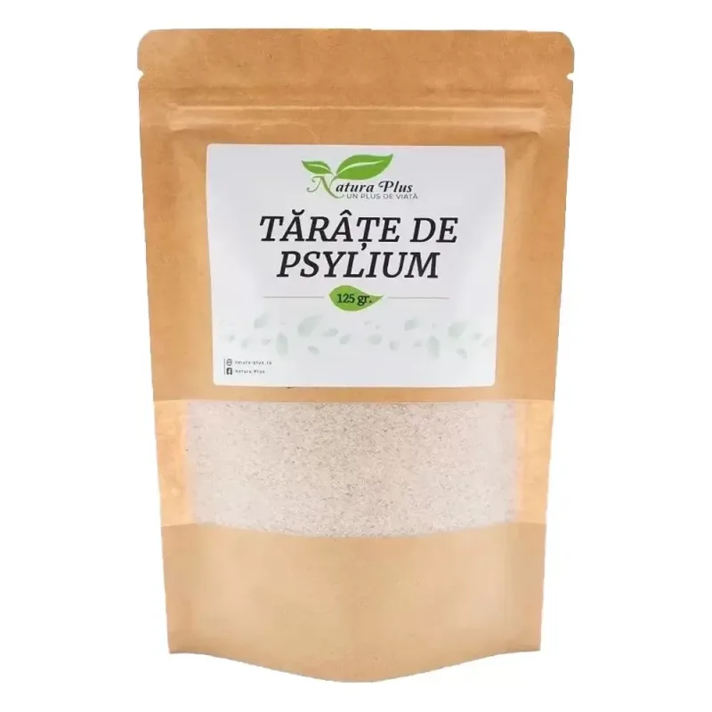 Tarate de Psylium, 125 g, Natura Plus — preț și oferte