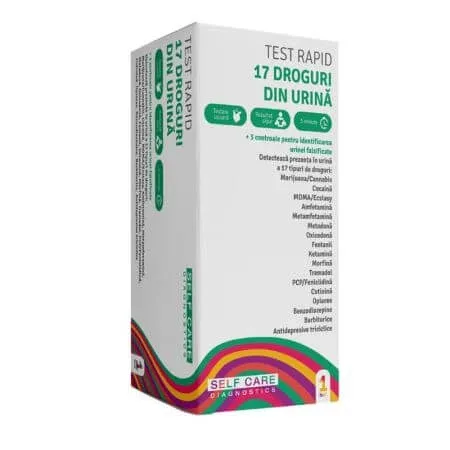 Test rapid 17 droguri din urina, Self Care SELF CARE MEDICAL — preț și oferte