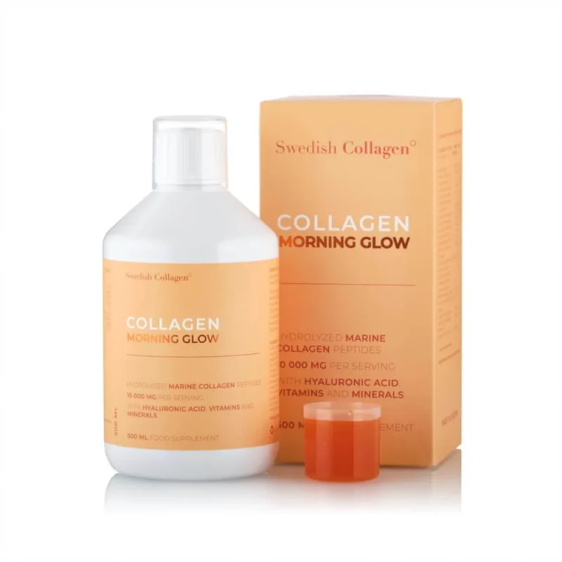 Colagen lichid cu Acid hialuronic și Vitamine Morning Glow, 500 ml, Swedish Collagen — preț și oferte