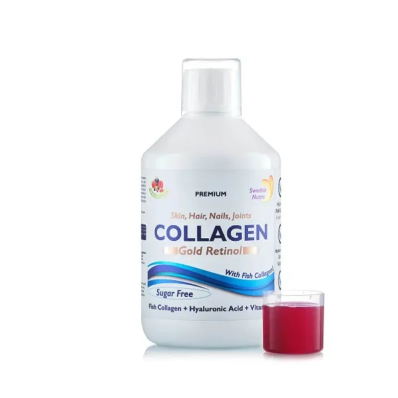 Colagen lichid fara zahar Gold Retinol, 500 ml, Swedish Nutra — preț și oferte