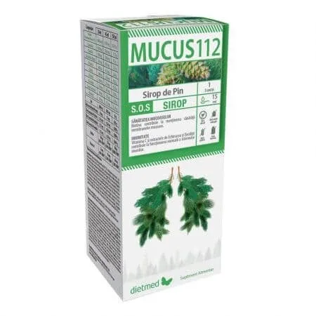 Sirop de pin Mucus 112, 150 ml, Dietmed — preț și oferte