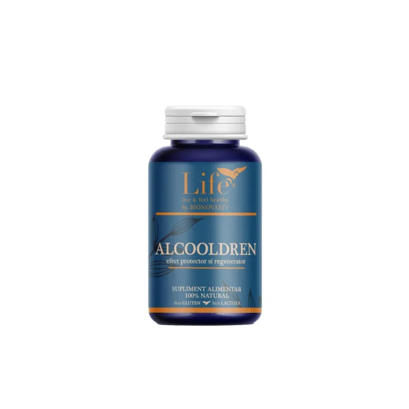 Supliment pentru pofta de alcool Alcoholdren, 120 capsule, Bionovativ — preț și oferte
