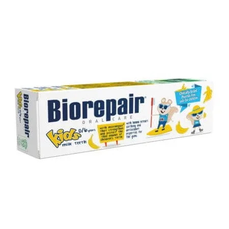 Pasta de dinti Junior, 0-6 ani, banane, 50ml, Biorepair — preț și oferte
