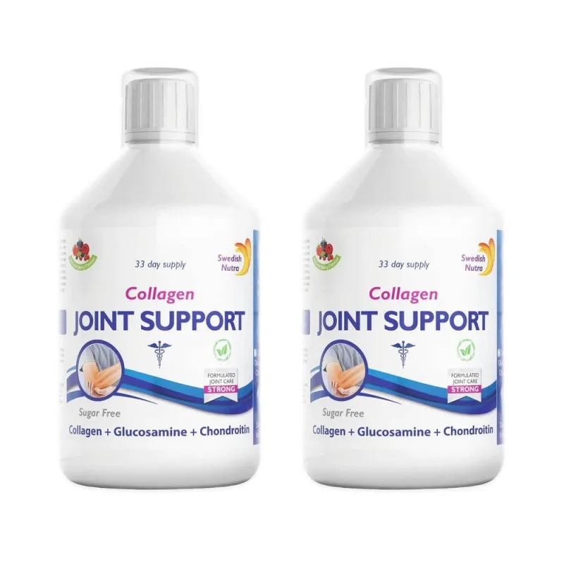 Joint Support Colagen Lichid Hidrolizat Tip 2 5000 mg 2 x 500 ml Swedish Nutra — preț și oferte