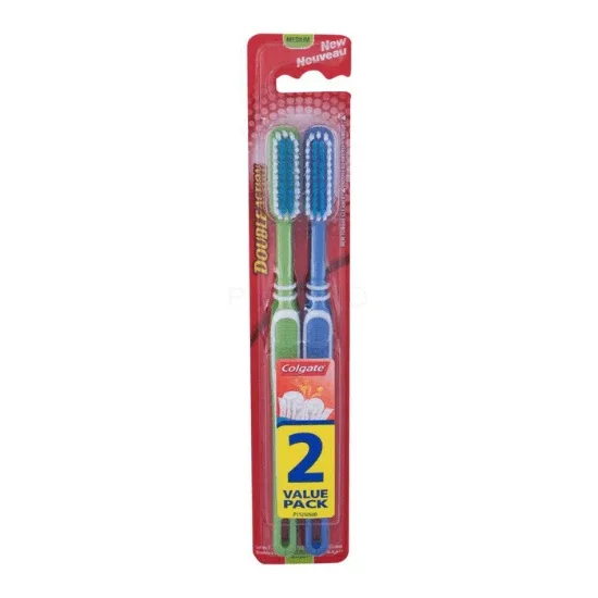 Periute de dinti Double Action, 2buc, Colgate — preț și oferte