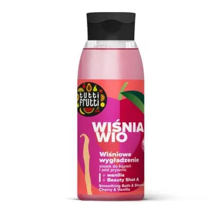 Ulei de dus cu cirese si vanilie Tutti Frutti, 400 ml, Farmona — preț și oferte