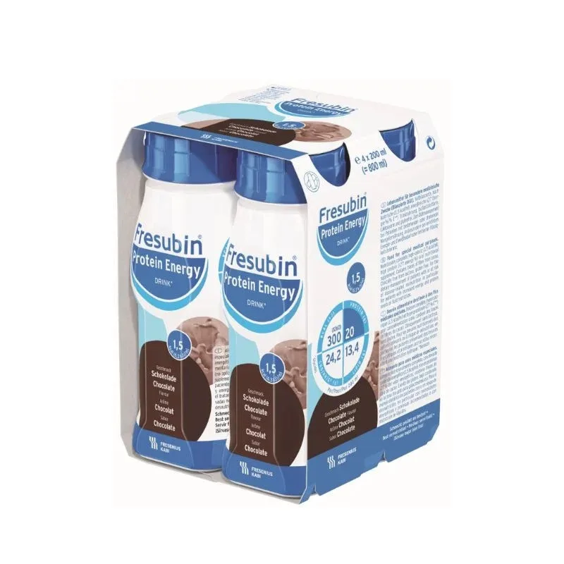 Fresubin Protein Energy Drink Ciocolata, 4 x 200 ml, Fresenius Kabi Fresenius Kabi Germania — preț și oferte