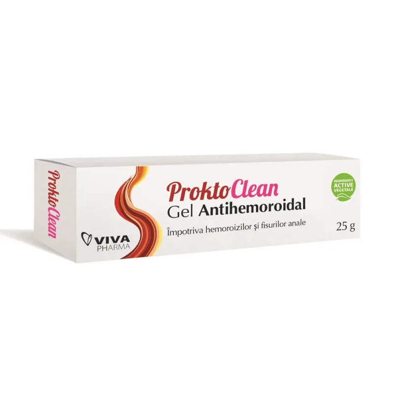 ProktoClean gel antihemoroidal, 25 g, Viva Pharma — preț și oferte