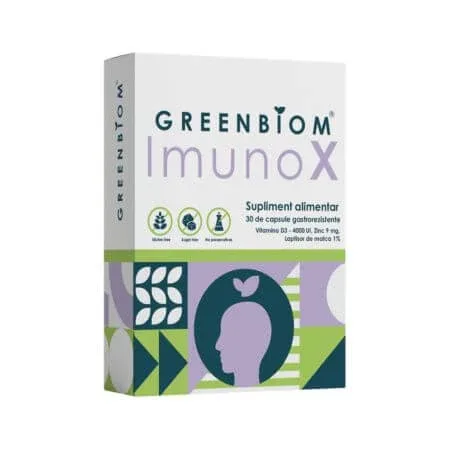 Imuno X, 30 capsule, Greenbiom — preț și oferte