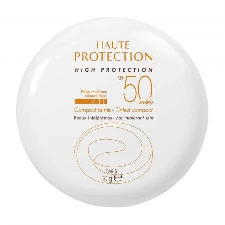 Fond de ten pentru protectie ridicata SPF 50+ Compact Beige, 10 g, Avene — preț și oferte