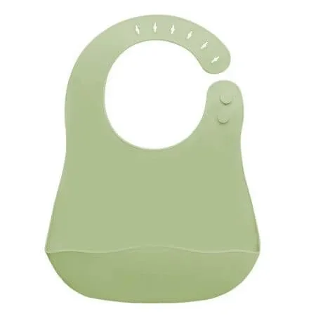 Baveta din silicon, 6 luni+, Green, Appekids — preț și oferte