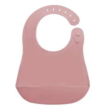 Baveta din silicon, 6 luni+, Old Rose, Appekids — preț și oferte