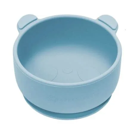 Bol din silicon cu ventuza The Little Bear, 6 luni+, Aqua Blue, Appekids — preț și oferte