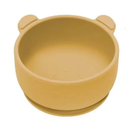 Bol din silicon cu ventuza The Little Bear, 6 luni+, Honey, Appekids — preț și oferte