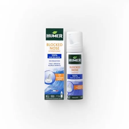 Spray nazal cu apa de mare hipertona 50ml – curatare si decongestionare naturala HUMER — preț și oferte