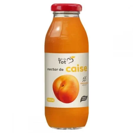 Nectar de caise fara zahar Bun de Tot, 300 ml, Dacia Plant — preț și oferte