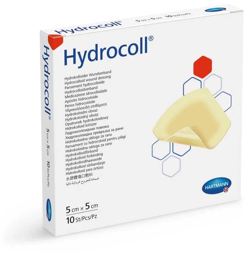 Pansamente hidrocoloid Hydrocoll 5x5 cm, 10 buc – Hartmann — preț și oferte
