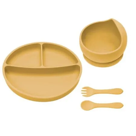 Set pentru diversificare din silicon Basic, 6 luni+, Honey, Appekids — preț și oferte