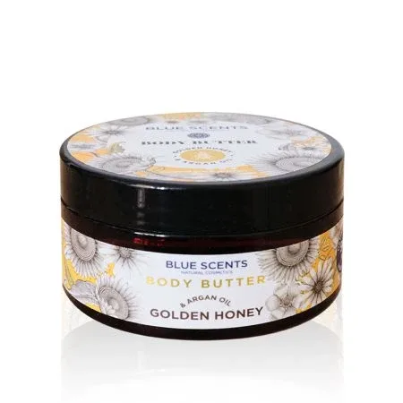 Unt de corp Golden Honey & Argan Oil, 200 ml, Blue Scents — preț și oferte