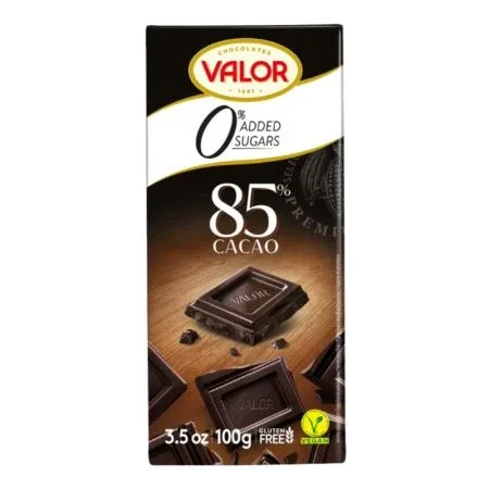 Ciocolata neagra cu 85% cacao, 100 g, Valor — preț și oferte