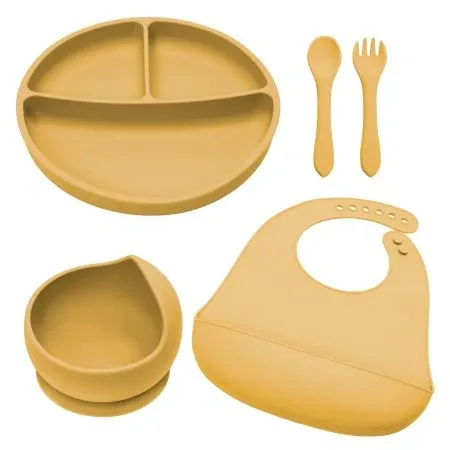 Set pentru diversificare din silicon Classic, 6 luni+, Honey, Appekids — preț și oferte